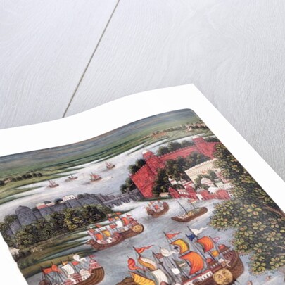 Festivities on a River, c.1825 by Indian School