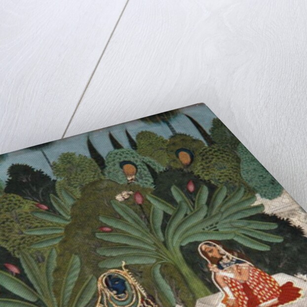 Krishna uses a ruse to meet his beloved, 1781 by Bhoya Bhoya