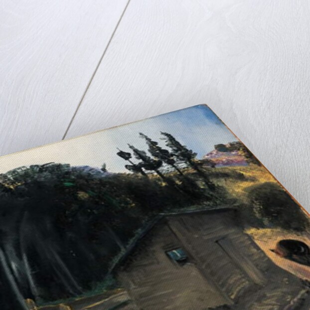 Three Pigs and a Mountain, c.1922 by George Wesley Bellows