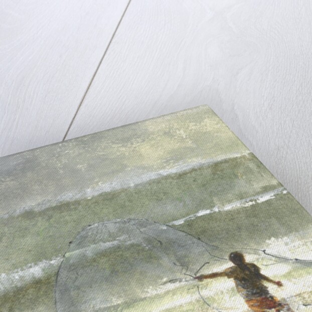 Lone Fisherman 4, 2015 by Lincoln Seligman