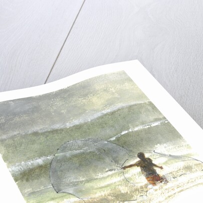 Lone Fisherman 4, 2015 by Lincoln Seligman