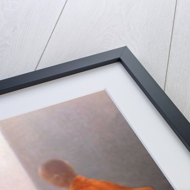 Four Monks on Temple Steps by Lincoln Seligman