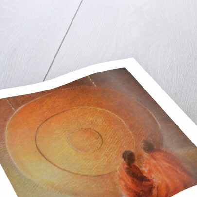 Monk, Gong and Pupil by Lincoln Seligman