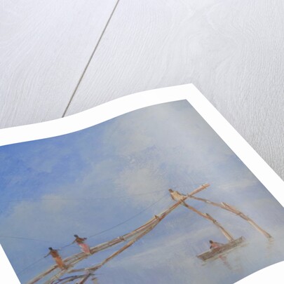 Fishing Nets Cochin, 1 by Lincoln Seligman