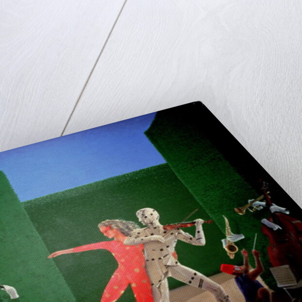 Berkley Hotel Murals - 2 by Lincoln Seligman