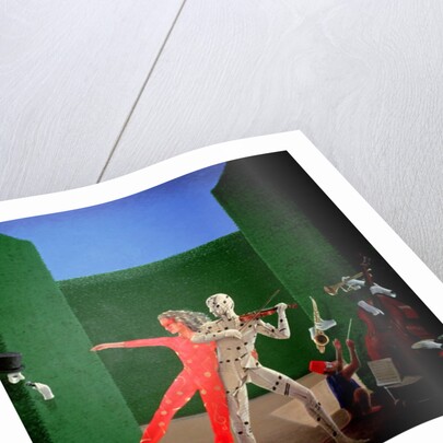 Berkley Hotel Murals - 2 by Lincoln Seligman