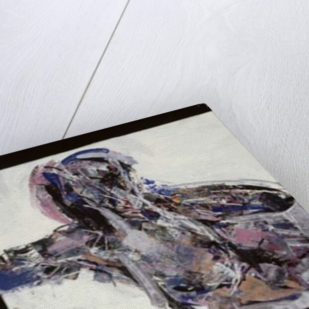 Naked man and naked woman, lying back with her arm outstretched, 1993-94 by Stephen Finer