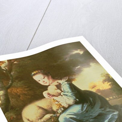 Miss Frances Warren, early 1760s by Joseph Wright of Derby