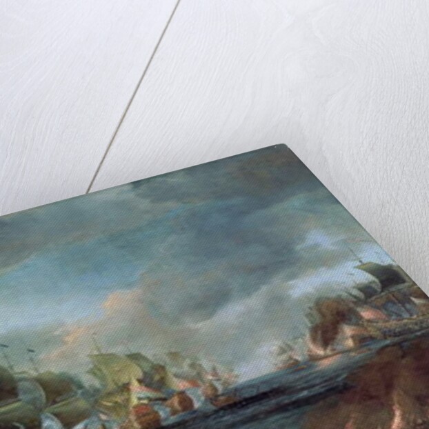 The Battle of Lowestoft, June 3rd, 1665 by Adriaen van Diest