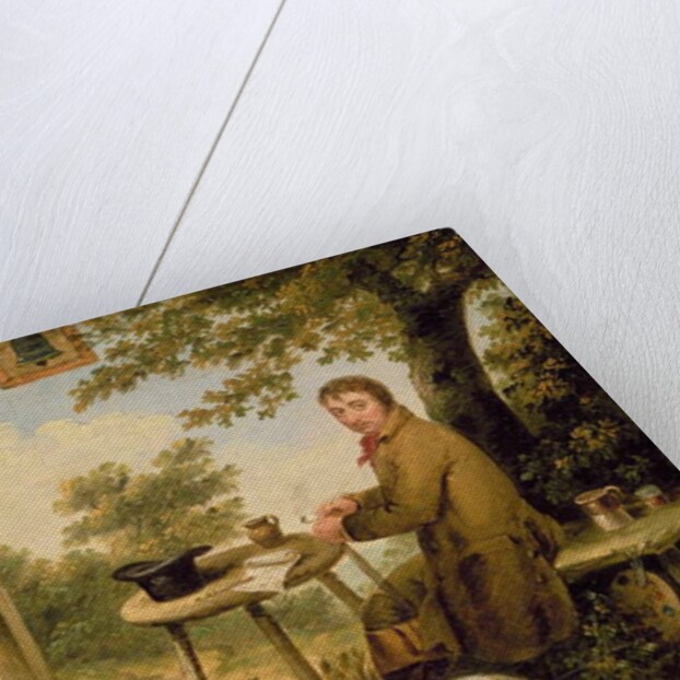 Portrait of the Artist Outside the Bell Inn by George Morland