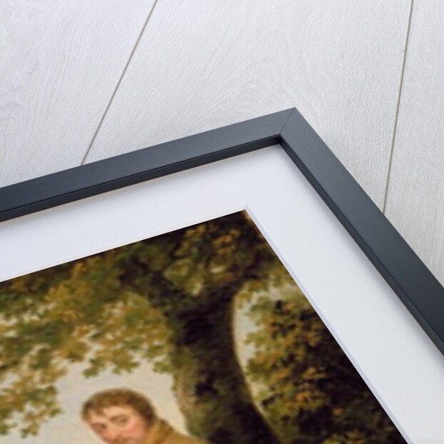 Portrait of the Artist Outside the Bell Inn by George Morland