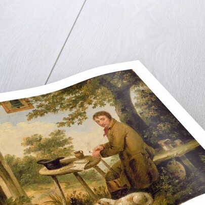 Portrait of the Artist Outside the Bell Inn by George Morland