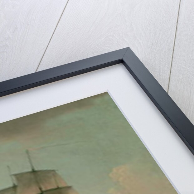 A British Man of War Before the Rock of Gibraltar by Thomas Whitcombe