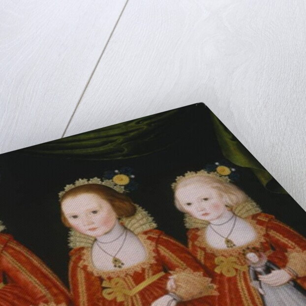 Portrait of Three Girls, c.1620 by William Larkin