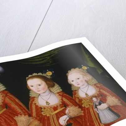 Portrait of Three Girls, c.1620 by William Larkin