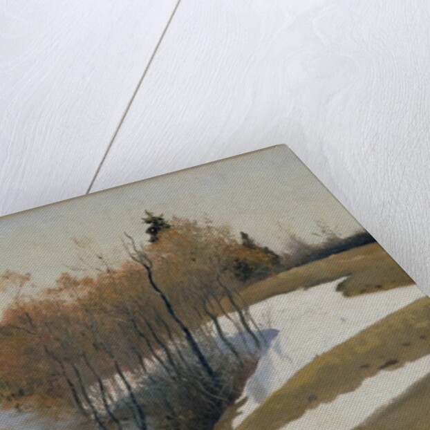 River Kordonka by Andrei Petrovich Ryabushkin