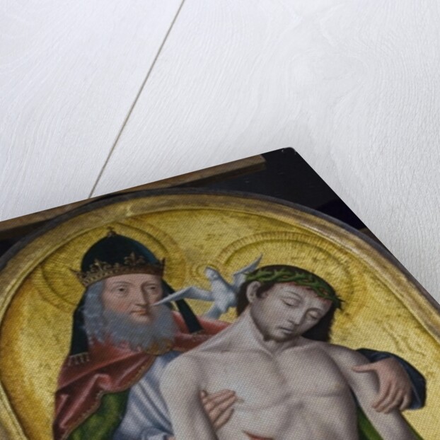 The Holy Trinity by (1375/8-1444) Master of Flemalle