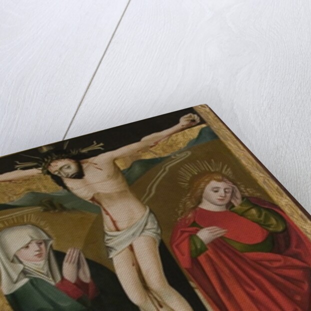 The Crucifixion by Master of the Hanover Marktkirche Altar