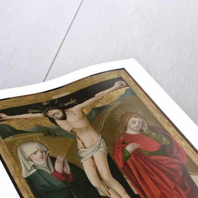 The Crucifixion by Master of the Hanover Marktkirche Altar