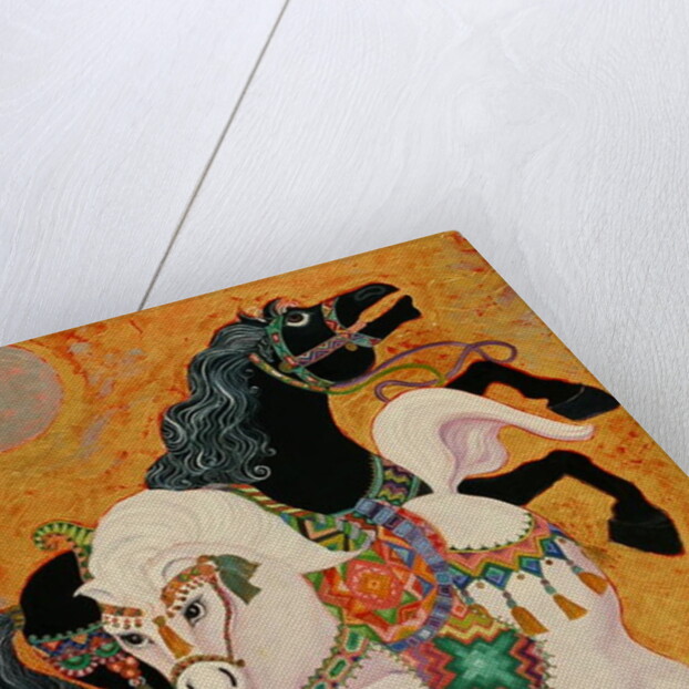 Antar and Abla, 1989 by Laila Shawa