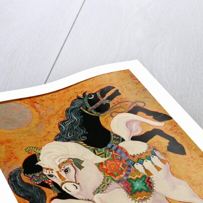 Antar and Abla, 1989 by Laila Shawa