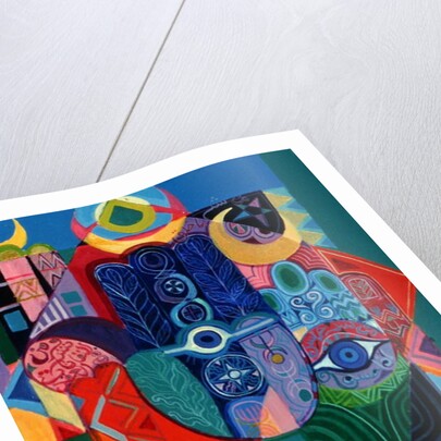 Hands as Amulets I, 1992 by Laila Shawa