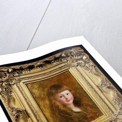 Portrait of a Girl by Gustave Jacquet