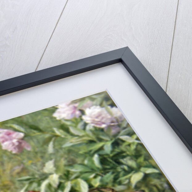 Freshly cut flowers by Louis Marie Lemaire