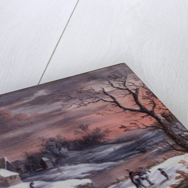 Winter Landscape by German School