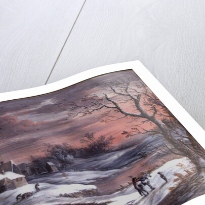 Winter Landscape by German School