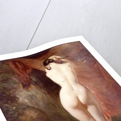 Diana standing by a waterfall by William Etty