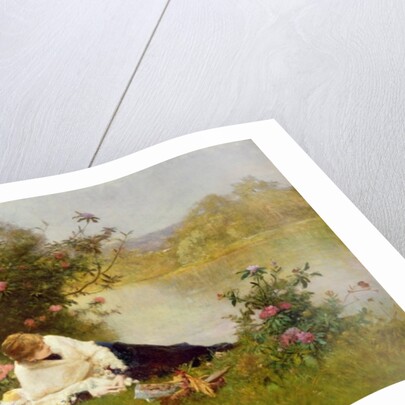 Woman on a River Bank by Ferdinand Heilbuth