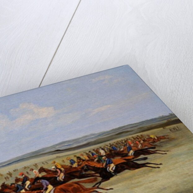 The Cambridgeshire Stakes, 1853 by Samuel Henry Alken