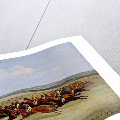 The Cambridgeshire Stakes, 1853 by Samuel Henry Alken