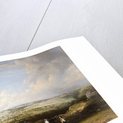 Stroud from near Rodborough Fort, Gloucestershire by Alfred Newland Smith