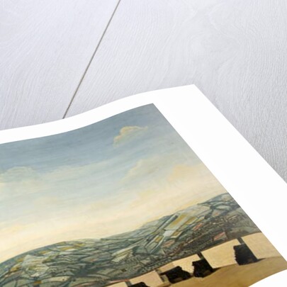 Stroud from Rodborough Fort, Gloucestershire, c.1765 by English School