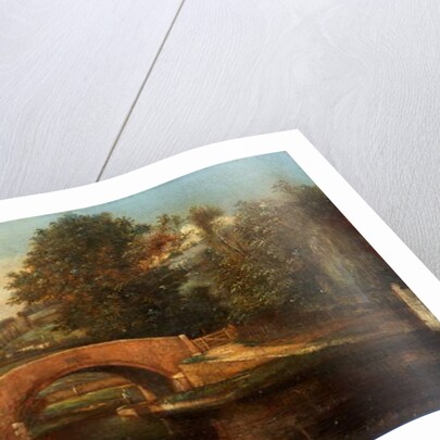 Canal Bridge, Brimscombe, Gloucestershire by Désiré Delaplace-Gérardin