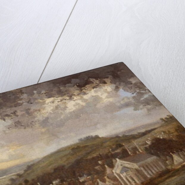 Stroud and the Severn, Gloucestershire by Désiré Delaplace-Gérardin