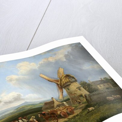 Kearsey's Windmill, Minchinhampton Common, Gloucestershire by Augustus Turner