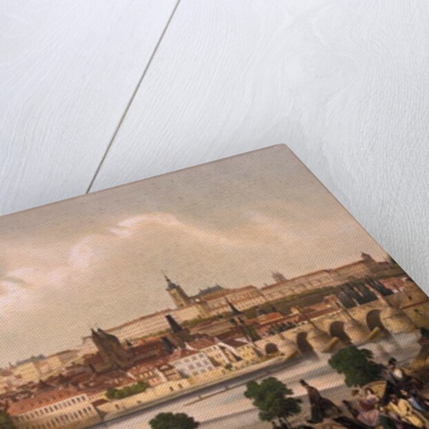 View of the Little Quarter and Prague Castle Hradcany, c.1845 by Francois Joseph Sandmann
