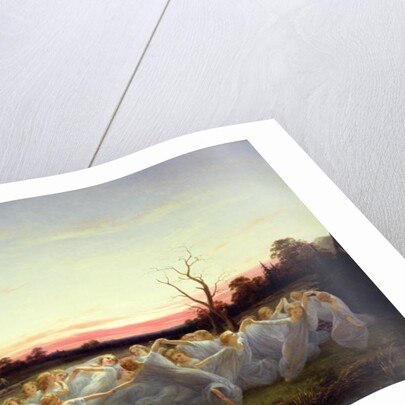 Fairies of the Meadow, 1850 by Nils Blommer