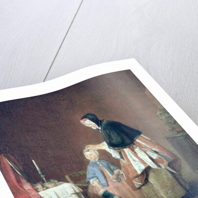 The Morning Toilet by Jean-Baptiste Simeon Chardin