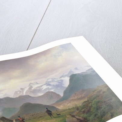 Motif from Kvikkjokk, 1862 by Per Daniel Holm