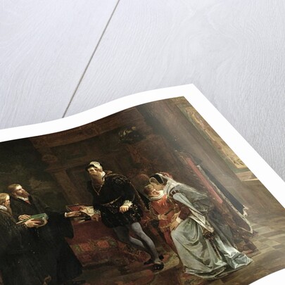 King Gustav I Vasa of Sweden Receiving the Swedish Translation of the Bible, 1870 by Julius Kronberg