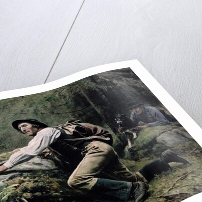 Elk Hunting, 1889 by Johan Tiren