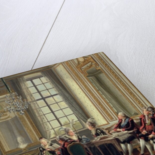 Conversation at Drottningholms Palace, 1779 by Pehr Hillestrom