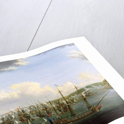 The Battle at Fredrikshamn, 15 May 1790 by Johan Tietrich Schoultz