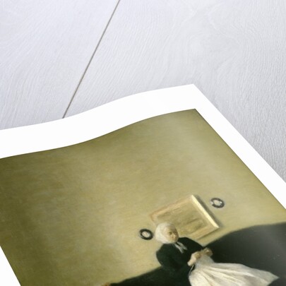 Interior with the Artist's Mother, 1889 by Vilhelm Hammershoi