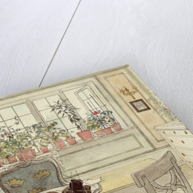 Flowers on the Windowsill by Carl Larsson