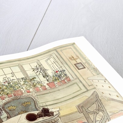 Flowers on the Windowsill by Carl Larsson